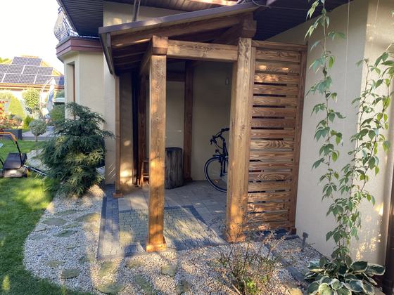 Akcesoria ogrodowe drewniane, AO004, realizacja Ciesielnia, zdjęcie 7
