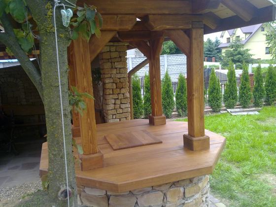 Akcesoria ogrodowe drewniane, AO005, realizacja Ciesielnia, zdjęcie 3