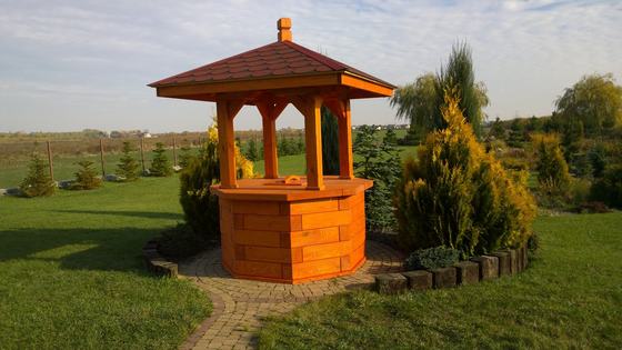 Akcesoria ogrodowe drewniane, AO005, realizacja Ciesielnia, zdjęcie 6