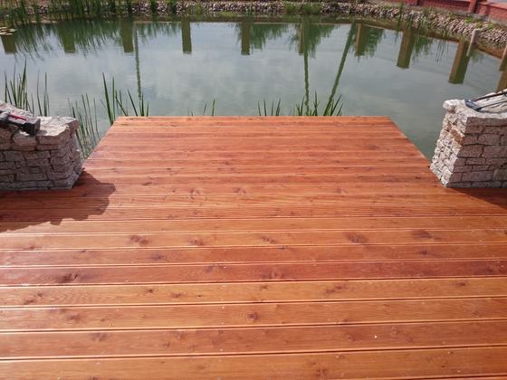 Altana drewniana z grillem, AG011, wymiar 4x6m, kolor kasztan, pokrycie gont brazowy, dach 4S, barierka B01, realizacja Ciesielnia, zdjęcie 11