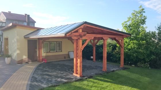 Garaże i wiaty garażowe - realizacje Ciesielnia