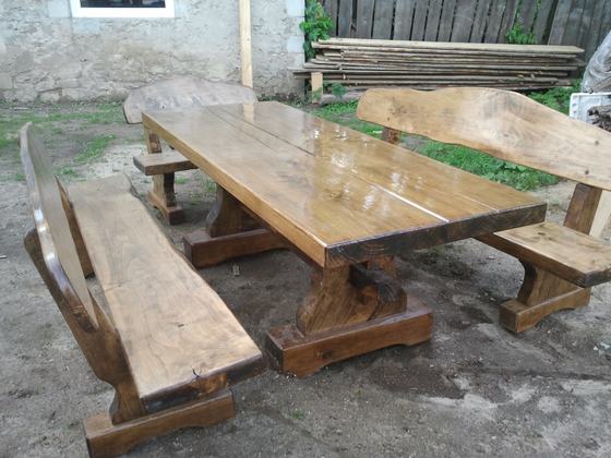 Meble ogrodowe drewniane, M010, realizacja Ciesielnia, zdjęcie 4