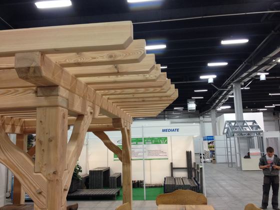Pergola drewniana, PE002, wymiar 2,5x3m, kolor bezbarwny, realizacja Ciesielnia, zdjęcie 3